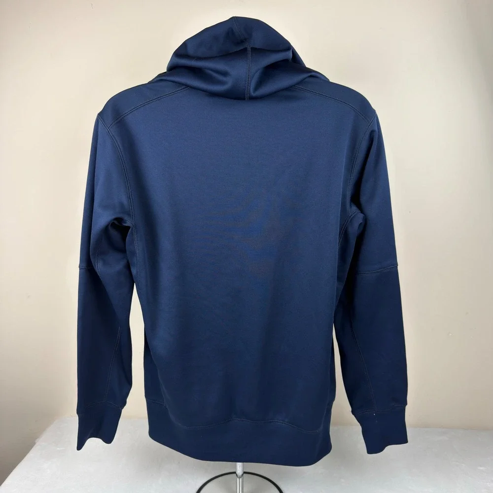 Nike Jordan Michigan Wolverines Dri-FIT Full Zip Hoodie Jacket Blue Mens Medium